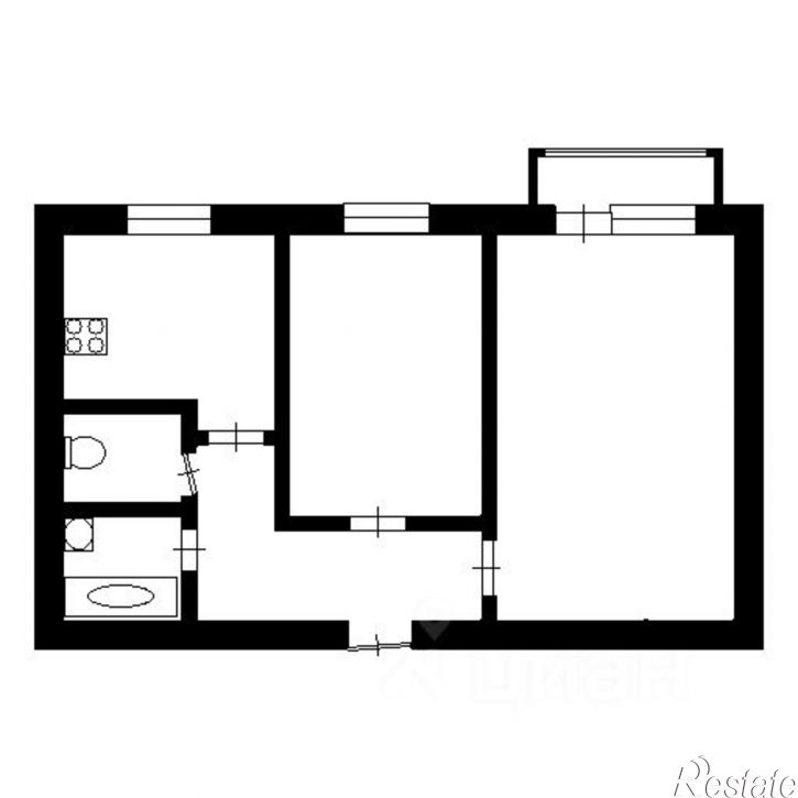 2-комн квартира ул Кирова, 25,  д. 25