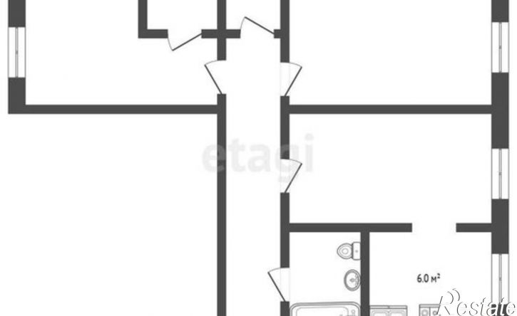 3-комн квартира ул Гоголя, 7,  д. 7