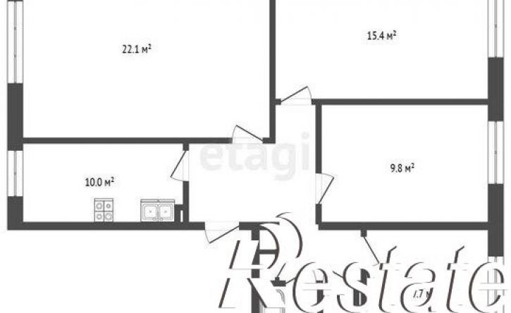 4-комн квартира улица 2-й Проезд, 18,  д. 18